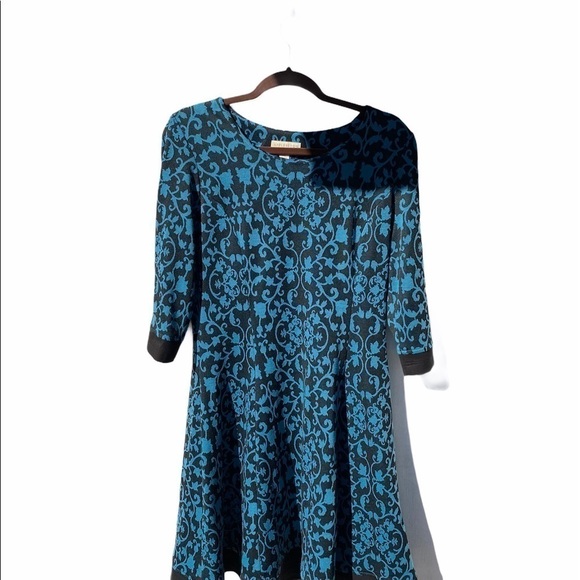 Appleseed's Dresses & Skirts - Appleseed a-line blue/black dress sz-pl